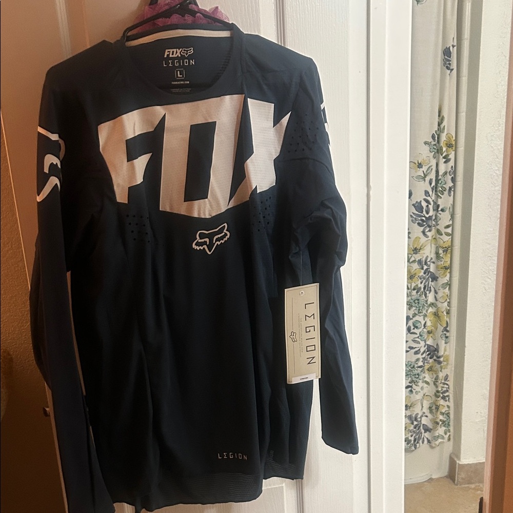 Fox Blue & White Legion Long Sleeve Jersey